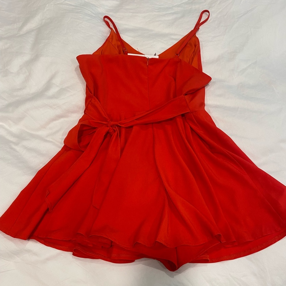 Red Skort Dress